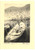 Fotografia d epoca originale 1952 PORTO VALTRAVAGLIA Bagnante su una tipica imbarcazione Foto VINTAGE 7x9 cm 1