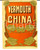 Materiale pubblicitario d’epoca 1920 ca Liquore VERMOUTH CHINA Etichetta pubblicitaria VINTAGE 10x13 2 1