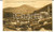 Cartolina originale da collezione 1933 CLUSONE BG Panorama del paese Cartolina postale FP VG 1