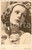 Cartolina originale da collezione 1925 ca CINEMA Attrice Greta GARBO indossa camicia con fiocco Cartolina FP NV 1