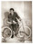 Fotografia d epoca originale 1960 ca FRANCE CIRCUS ROMANO JR  Acrobata ballerino in bici Foto seriale 1