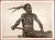Fotografia d epoca originale 1965 ca AUSTRALIA Documentary about ABORIGINAL Man on a canoe Photo 24x18 cm 1