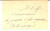 Autografo originale 1917 PADOVA Ing. Ennio ZAMMATTO  Biglietto da visita autografo 1