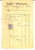 Documento originale, autentico 1928 MAZARA DEL VALLO via Garibaldi  Caffé MARCONI Fattura intestata con bollo 1