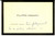 Autografo originale 1958 ROMA Biglietto avv. Filippo UNGARO ringraziamento lutto Autografo 1