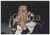 Fotografia d epoca originale 1996 COSTUME  CIRCO ORFEI  Rosario FIORELLO in scena  Foto 19x13 cm 1 1