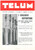 Materiale pubblicitario d’epoca 1955 ca TORINO Estintori d incendio TELUM Grandi estintori  Listino 20x28 cm 1