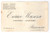 Oggetto da collezione cartaceo 1920 ca PIACENZA Enrico MASERA Import  export saponi  Biglietto da visita 1