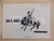 Stampa, bozzetto originale 1955 ca IL VITTORIOSO Sergio DE SIMONE Rodeo cowboy Illustrazione ORIGINALE 1