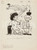 Stampa, bozzetto originale 1955 ca JOLLY Carlo PERONI Bambini per strada PEROGATT Illustrazione ORIGINALE 1