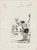 Stampa, bozzetto originale 1955 ca IL VITTORIOSO ? Bambini eschimesi giocano Illustrazione ORIGINALE 16x22 1