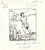 Stampa, bozzetto originale 1955 ca IL VITTORIOSO Lancio del giavellotto  Bozzetto a china per figurina 1