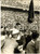 Fotografia d epoca originale 1957 CALCIO MILAN Folla festeggia la vittoria del campionato Foto 13x18 cm 1