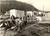Fotografia d epoca originale 1954 LUBECCA Case estive devastate da un tornado Foto DANNEGGIATA 20x14 cm 1