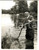 Fotografia d epoca originale 1960 HUNGERFORD UK Bill BARNES scything weeds from River KENNET Photo 15x20 1