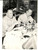 Fotografia d epoca originale 1953 LUGANO CICLISMO Alfredo BINDA a pranzo con Fiorenzo MAGNI Foto 14x18 1