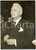 Fotografia d epoca originale 1955 ROMA  Crisi di Governo  Ritratto di Enrico De NICOLA Foto 13x18 cm 1