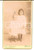 Fotografia d epoca originale 1890 ca PAVIA Ritratto di due fratellini in abito bianco  Foto F. CISARRI CDV 1