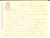 Autografo originale 1890 BORGOTARO Gabinetto del Sottoprefetto  Biglietto per condoglianze 1