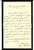 Autografo originale 1890 ca BRESCIA Lettera dott. Luigi MAZZOTTI per condoglianze  Autografo 1