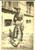 Fotografia d epoca originale 1941 WW2 REGIO ESERCITO Ritratto di ufficiale di artiglieria in bicicletta Foto 1