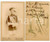 Fotografia d epoca originale 1892 BERLIN Ritratto C. VOGEL in divisa militare Foto Theodor PENZ  AUTOGRAFO 1