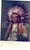 Cartolina originale da collezione 1920 ca NATIVE AMERICANS Indian Chief  Song of Hiawatha Postcard VINTAGE RARE 1