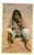 Cartolina originale da collezione 1914 NATIVE AMERICANS MOKI Indian cigarette smoker Postcard VINTAGE FP VG 1