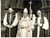 Fotografia d epoca originale 1953 LONDON Archibishop CANTERBURY with bishops STRETTON REEVE  GRANGE LEONARD 1