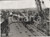 Fotografia d epoca originale 1958 EASTBOURNE Station  Wrecked coaches of eletric train lying on their side 1