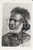 Fotografia d epoca originale 1935ca A.O.I. ETIOPIA Ritratto di etiope VERA PHOTO cm 9X5,8 1