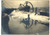 Fotografia d epoca originale 1913 OCEANO ATLANTICO Regia Nave DANTE ALIGHIERI colpita da un uragano FOTO RARA 1