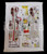 Stampa, bozzetto originale 1990 ca Max KUATTY Pittura astratta Stampa su pvc 88x116 cm 1