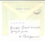 Autografo originale 1961 ROMA Senatore Alberto BERGAMINI  Biglietto di ringraziamento Autografo 1