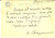 Autografo originale 1951 ROMA Senatore Alberto BERGAMINI  Cartolina postale a un amico  Autografo 1