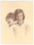 Fotografia d epoca originale 1930 ca MILANO ? Ritratto di due sorelle in bianco  Fotografia 12x16 cm 1