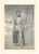 Fotografia d epoca originale 1920 ca ITALIA  TEATRO Attore in costume militare  Foto BETTINI  LIVORNO 1