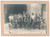 Fotografia d epoca originale 1920 ca COSTUME ITALIA Famiglia in cortile con vasi di fiori  Foto 20x14 cm 1