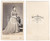 Fotografia d epoca originale 1870 ca MILANO Giovane donna in abito stampato  Fotografia Triestina CDV 1