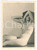 Fotografia d epoca originale 1940 ca EROTICA VINTAGE Donna in posa sul pavimento  Naked woman  Foto 9x12 1