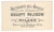 Oggetto da collezione cartaceo 1910 ca MILANO S. Stefano  Ristorante dell Angelo Giuseppe MAJOCCHI  Biglietto 1