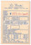 Materiale pubblicitario d’epoca 1955 ca PERUGIA Albergo ristorante LA ROSETTA Pieghevole con mappa 8x12 cm 1