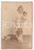 Fotografia d epoca originale 1900 ca ITALIA Ritratto di bambina con bambola e cane  Fotografia 9x14 cm 1