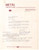 Manoscritto, lettera originale 1957 NEW ROCHELLE METAL TREATING Magazine Letter Herbert R. HERINGTON 1