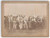 Fotografia d epoca originale 1900 ca COSTUME  ITALIA Ritratto di famiglia tra i filari  Fotografia 12x9 cm 1
