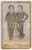 Fotografia d epoca originale 1905 ca CRESCENTINO VC Ritratto di due giovani fratelli Foto PIOVANO 8x12 cm 1