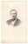 Fotografia d epoca originale 1870 ca ITALIA Ritratto maschile  Busto Fotografia CDV 1