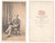 Fotografia d epoca originale 1870 ca ITALIA Ritratto di gentiluomo seduto  Foto Alphonse BERNOUD CDV 1