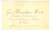 Autografo originale 1880 ca PALERMO Condoglianze on. Massimiliano MENOTTI  Biglietto autografo 1