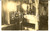 Cartolina originale da collezione 1930 ca GERMANIA Coppia di uomini in una baracca  Foto cartolina CURIOSA 1